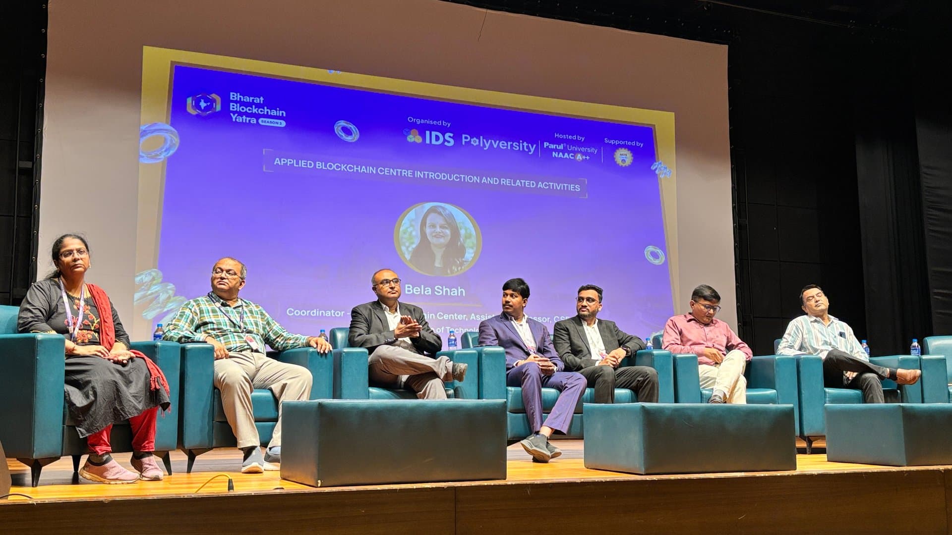 Dayal at Bharat Blockchain Yatra panel